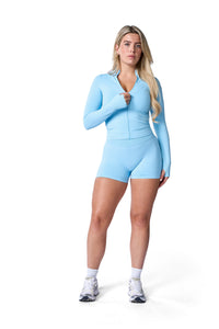 Super Sculpt Shorts In Sky Blue