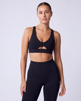 Elara Sports Bra In Black + Elevate Legging in Black