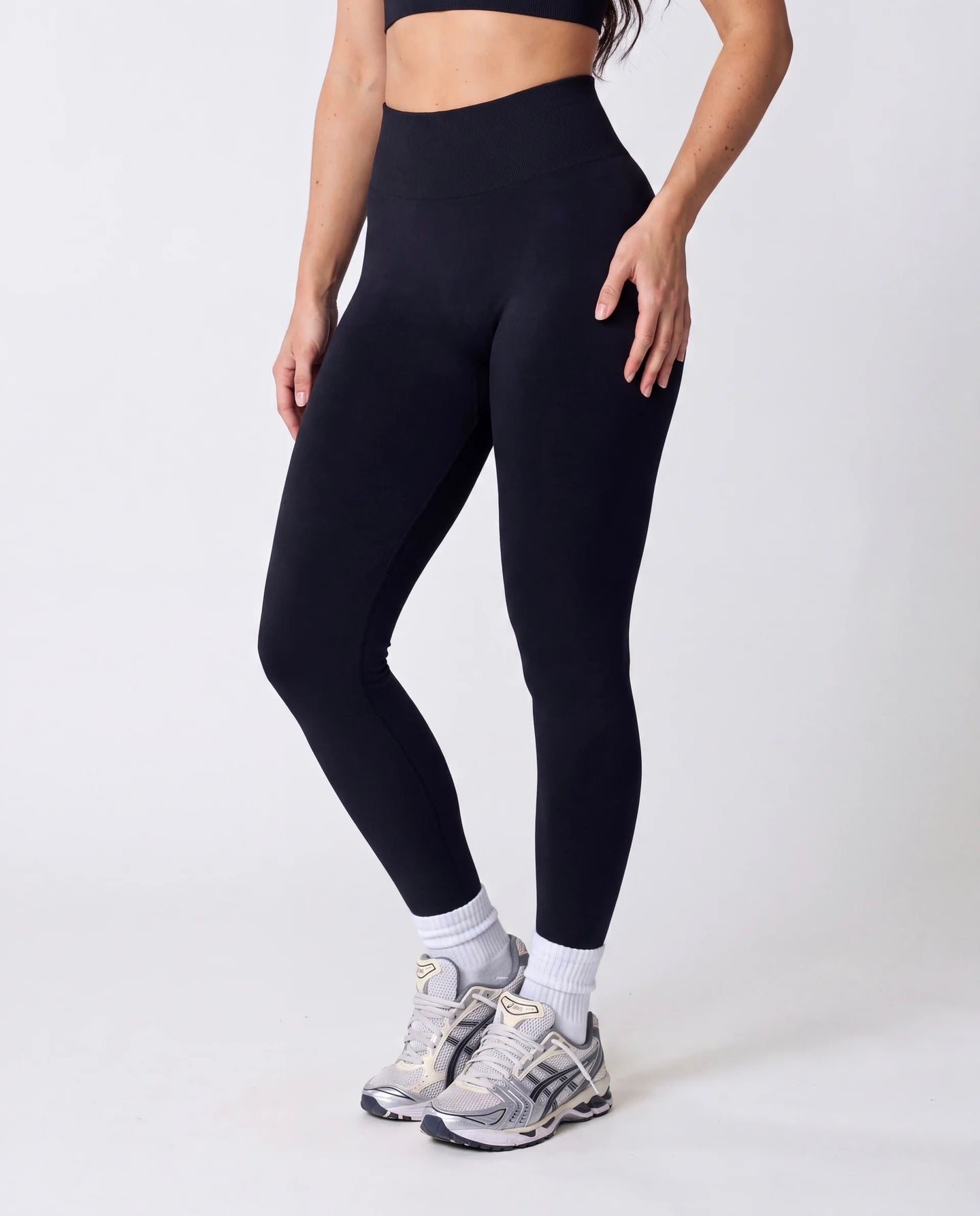 High Waist Luxury Legging in Black