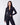 Long Sleeve Zip Up Jacket In Black + Elevate Legging in Black