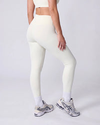 Racerback Sports Bra + Balance Leggings In Butter Yellow