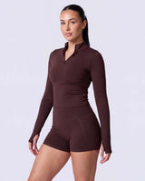 Soft Active 1/4 Zip Pullover + Soft Active Pocket Short