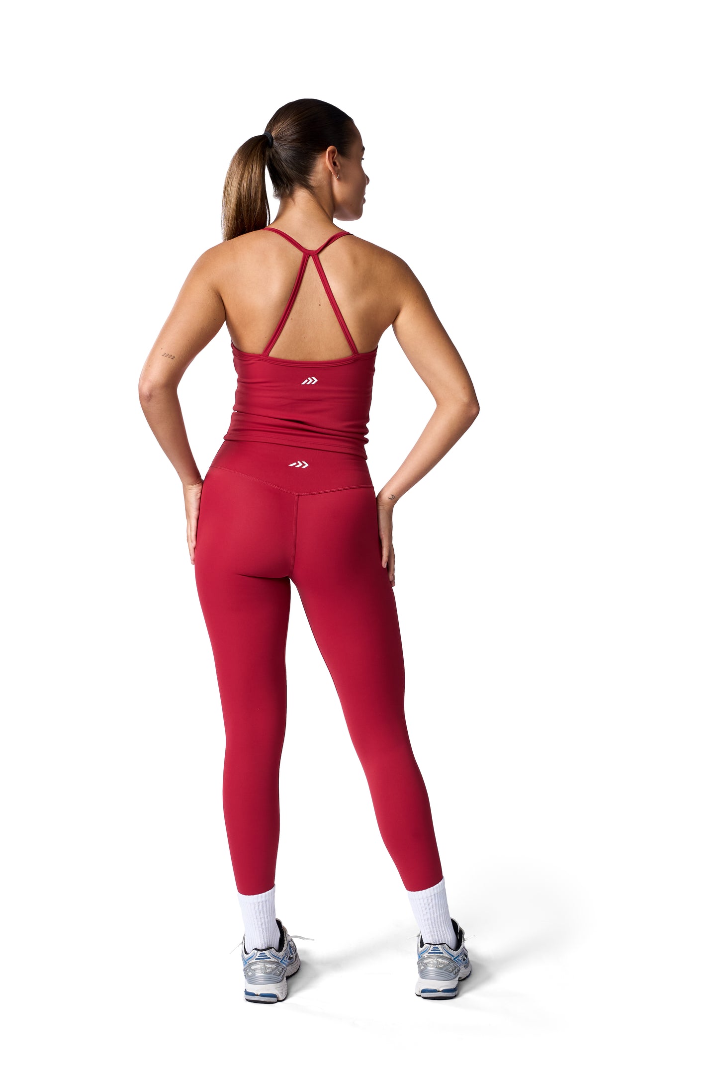 Essential Leggings In Candy Red