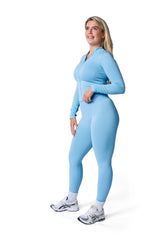 Super Sculpt Leggings In Sky Blue