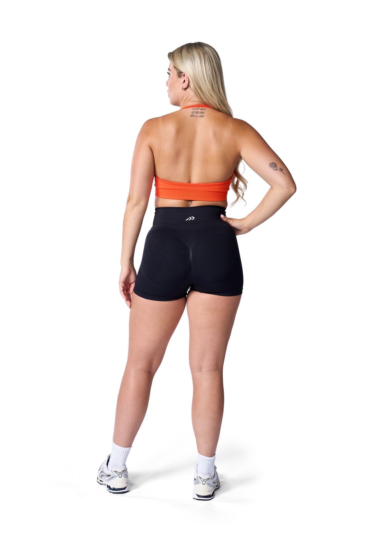 Super Sculpt Halterneck Sports Bra In Dragon Fire