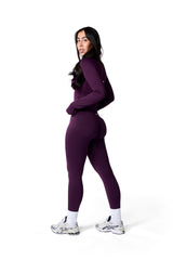 Super Sculpt Seamless Legging in Grape