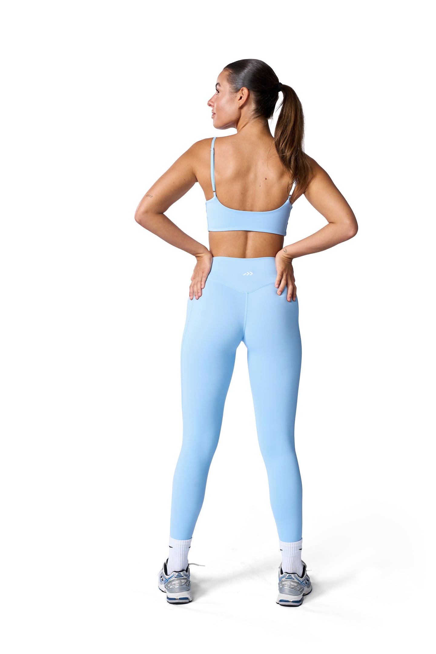 Soft Active Leggings In Soft Blue
