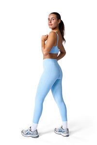 Soft Active Sports Bra In Soft Blue