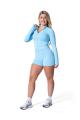 Super Sculpt Shorts In Sky Blue