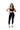 Low Back Luxury Sports Bra in Black