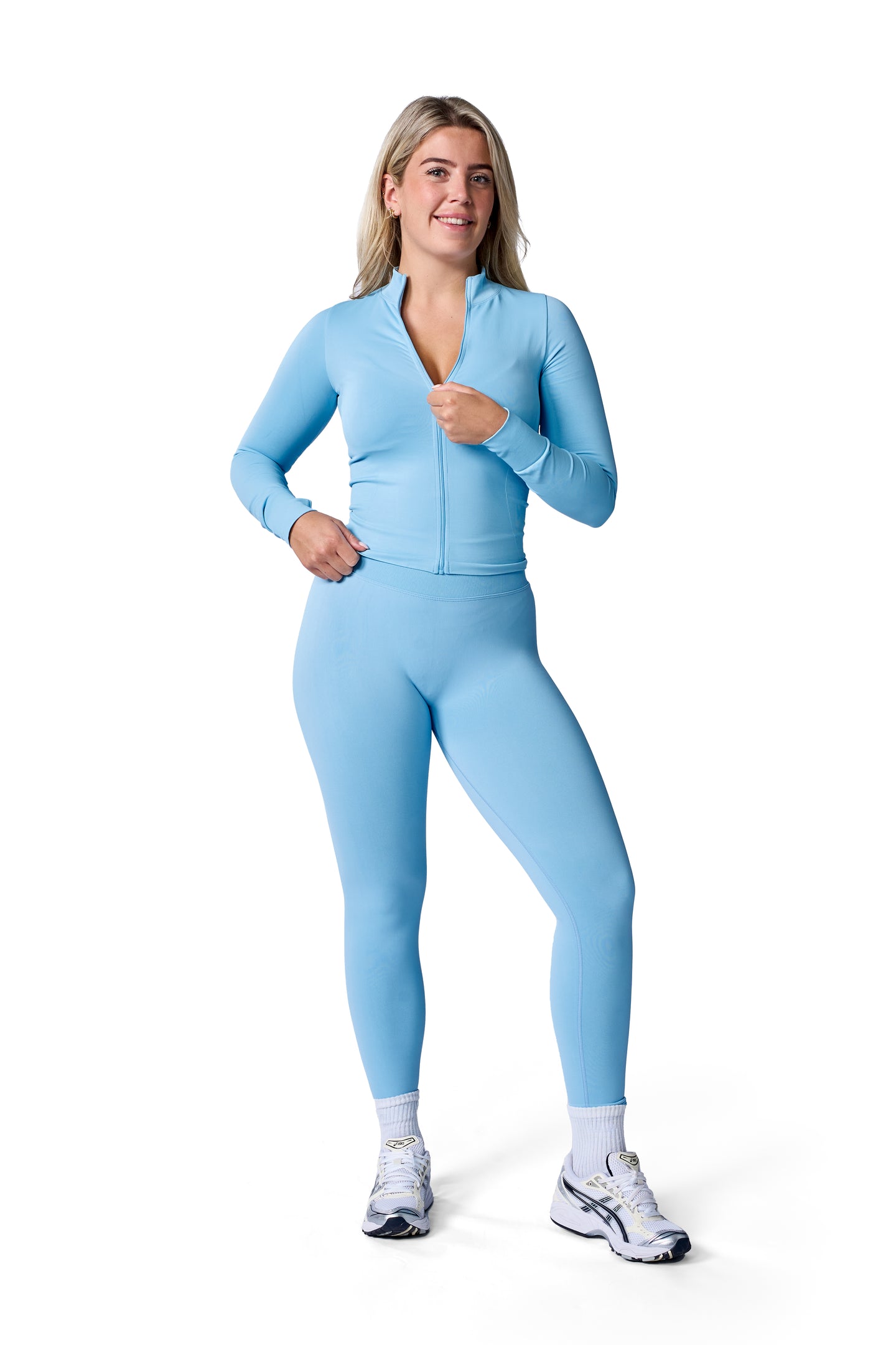 Super Sculpt Leggings In Sky Blue