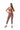 Soft Active Racerback Sports Bra In Cocao