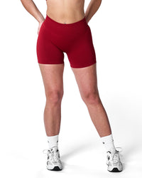 Intensity Short In Velvet Red