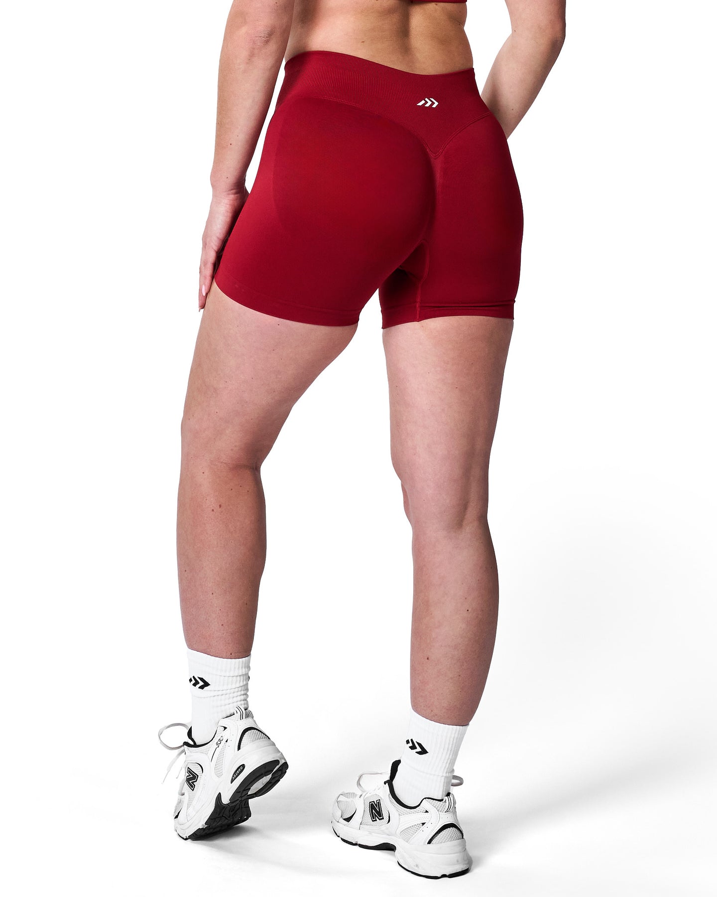 Intensity Short In Velvet Red