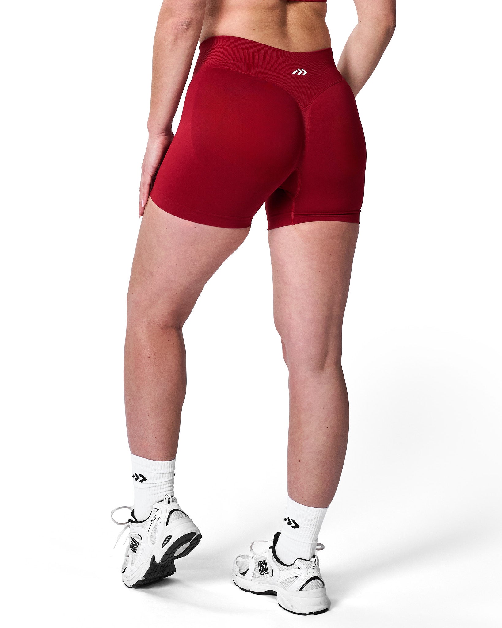 Intensity Short In Velvet Red