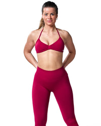 Intensity Strappy Bra In Cherry Blush