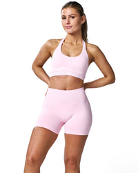 Intensity Halterneck Bra In Pink
