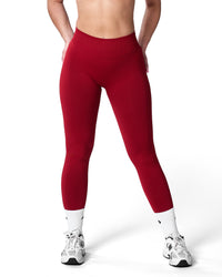 Intensity Legging In Velvet Red