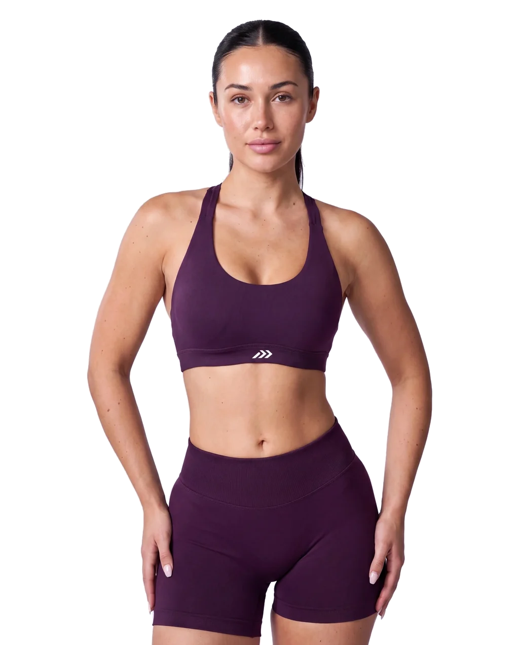 Intensity Halterneck Bra In Grape